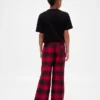Stranger Things kinderpyjama-broek van gerecycled flanel