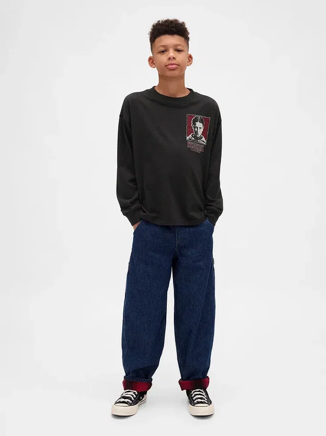Stranger Things T-shirt met print voor kinderen