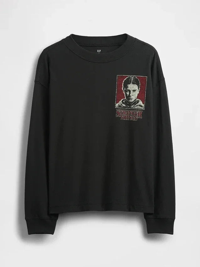 Stranger Things T-shirt met print voor kinderen