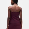 Strapless bistretch korsettop