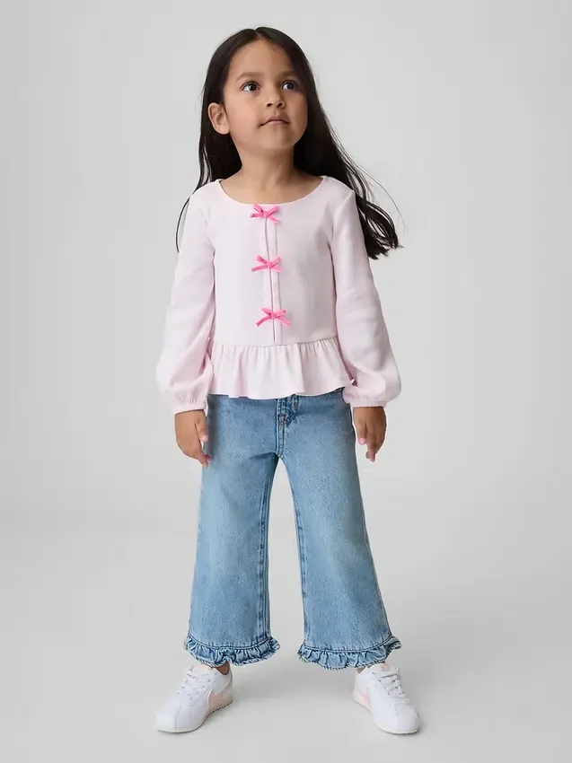 Stride-jeans met ruches aan de zoom voor Baby & Peuter