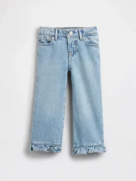 Stride-jeans met ruches aan de zoom voor Baby & Peuter