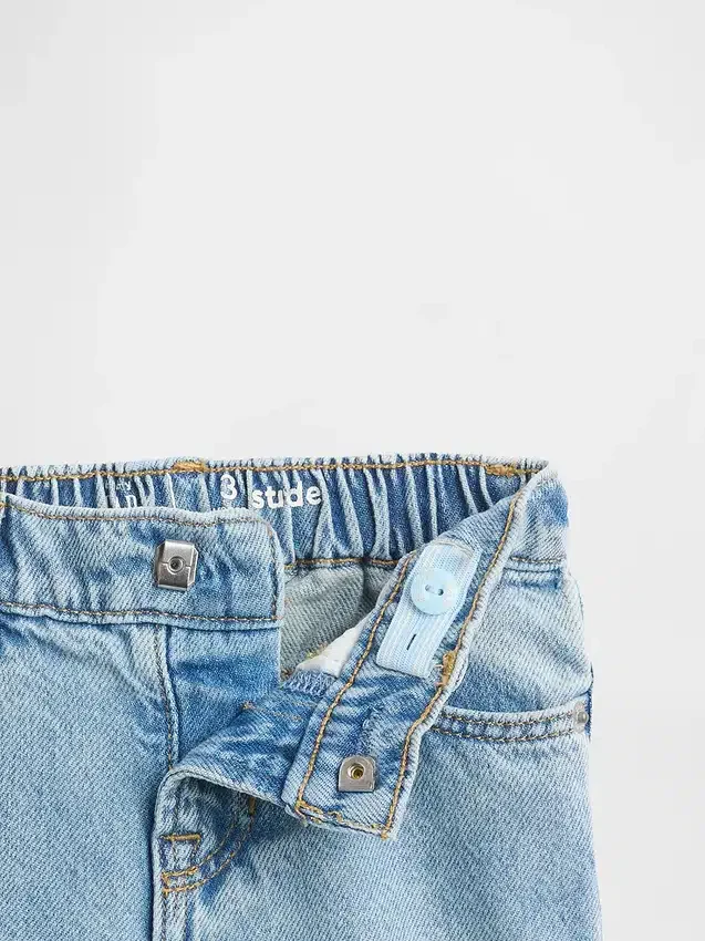 Stride-jeans met ruches aan de zoom voor Baby & Peuter