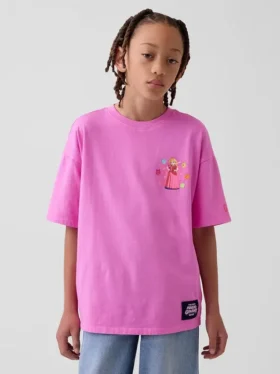 Super Mario T-shirt met print voor kinderen, relaxte pasvorm