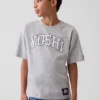 Super Mario T-shirt met print voor kinderen, relaxte pasvorm