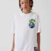 Super Mario T-shirt met print voor kinderen, relaxte pasvorm