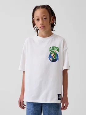 Super Mario T-shirt met print voor kinderen, relaxte pasvorm