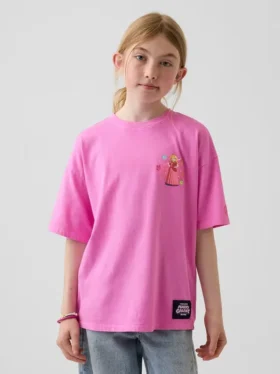 Super Mario T-shirt met print voor kinderen, relaxte pasvorm