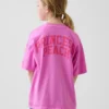 Super Mario T-shirt met print voor kinderen, relaxte pasvorm