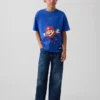 Super Mario T-shirt met print voor kinderen, relaxte pasvorm