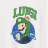 Super Mario T-shirt met print voor kinderen, relaxte pasvorm