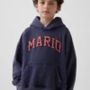 Super Mario Vintagesoft relaxte hoodie voor kinderen