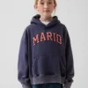 Super Mario Vintagesoft relaxte hoodie voor kinderen