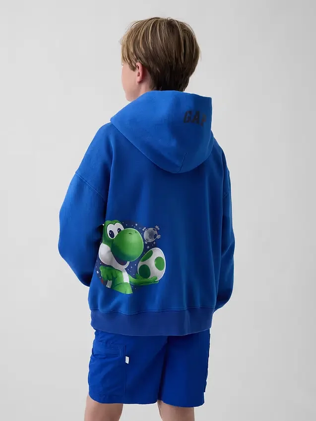 Super Mario Vintagesoft relaxte hoodie voor kinderen