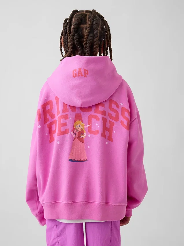Super Mario Vintagesoft relaxte hoodie voor kinderen