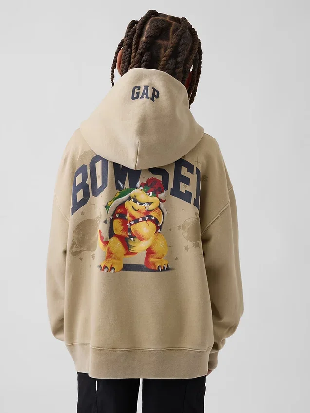 Super Mario Vintagesoft relaxte hoodie voor kinderen