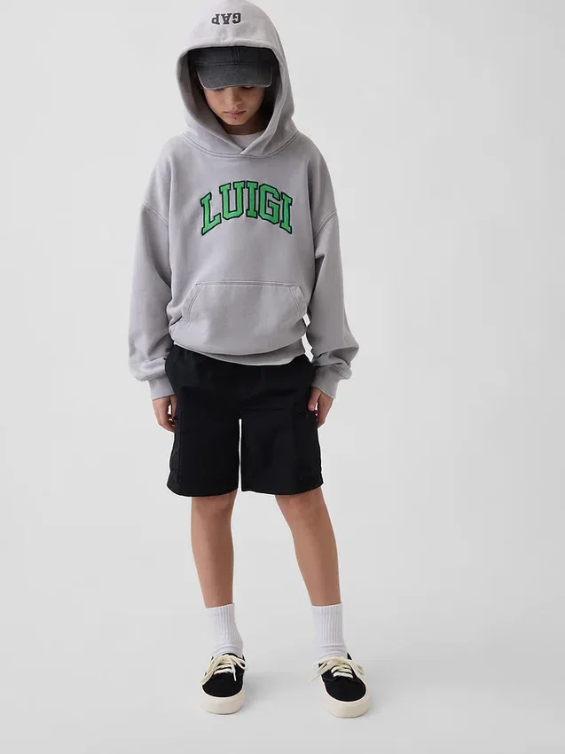 Super Mario Vintagesoft relaxte hoodie voor kinderen