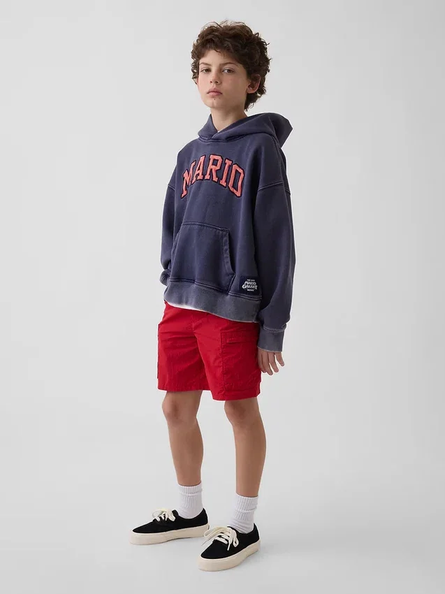 Super Mario Vintagesoft relaxte hoodie voor kinderen