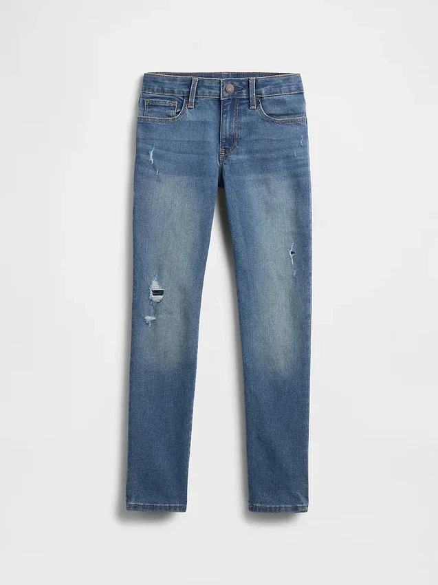 Super skinny jeans voor kinderen met middelhoge taille