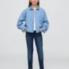 Super skinny jeans voor kinderen met middelhoge taille voor dagelijks gebruik