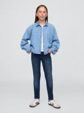 Super skinny jeans voor kinderen met middelhoge taille voor dagelijks gebruik