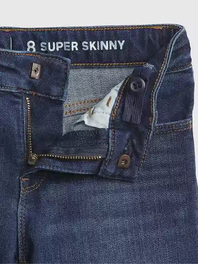 Super skinny jeans voor kinderen met middelhoge taille voor dagelijks gebruik