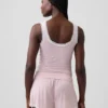 Superzachte modal pyjama-tanktop met kanten rand