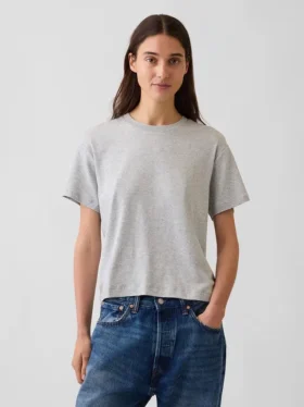 Supima®-katoenen T-shirt met relaxte pasvorm