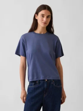 Supima®-katoenen T-shirt met relaxte pasvorm