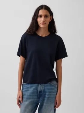Supima®-katoenen T-shirt met relaxte pasvorm
