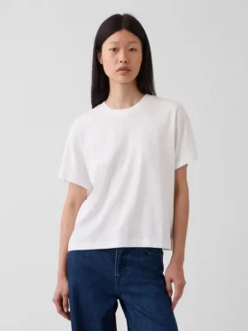 Supima®-katoenen T-shirt met relaxte pasvorm