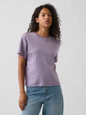 Supima®-katoenen T-shirt met relaxte pasvorm