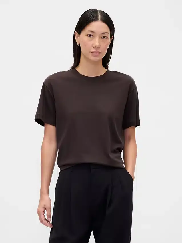 Supima®-katoenen T-shirt met relaxte pasvorm