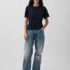Supima®-katoenen T-shirt met relaxte pasvorm