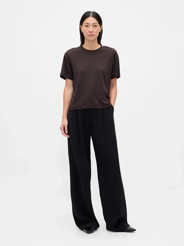Supima®-katoenen T-shirt met relaxte pasvorm