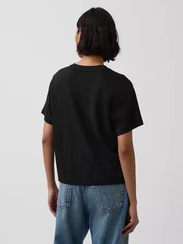 Supima®-katoenen T-shirt met relaxte pasvorm