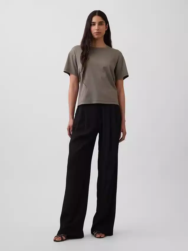 Supima®-katoenen T-shirt met relaxte pasvorm