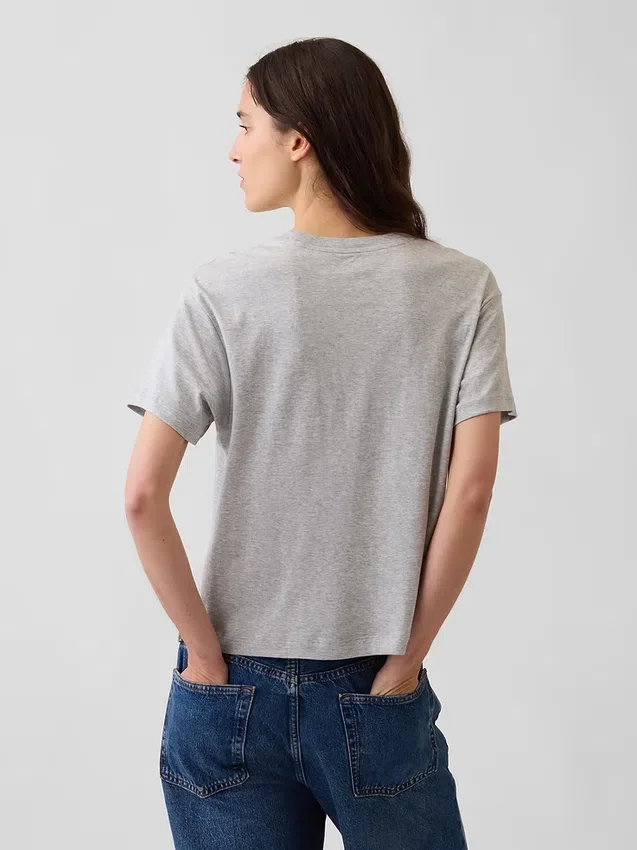 Supima®-katoenen T-shirt met relaxte pasvorm