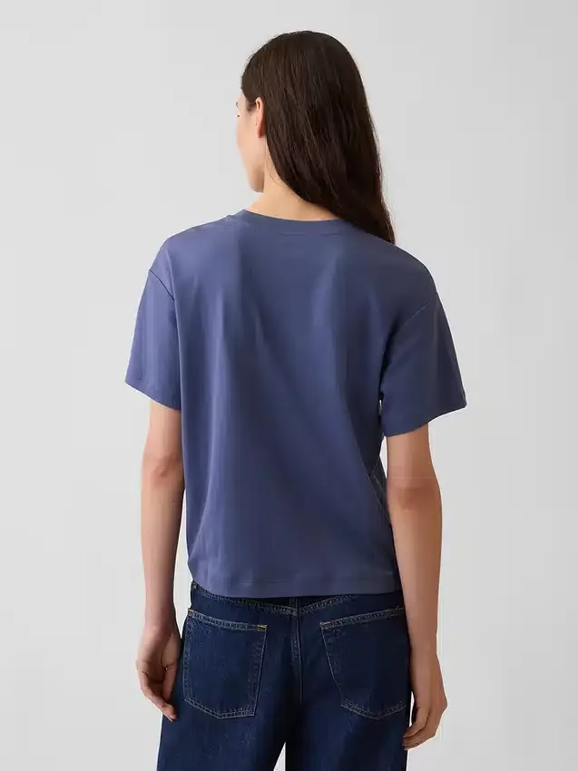 Supima®-katoenen T-shirt met relaxte pasvorm