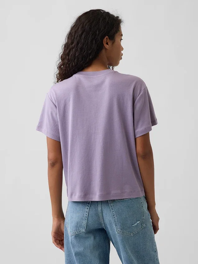 Supima®-katoenen T-shirt met relaxte pasvorm