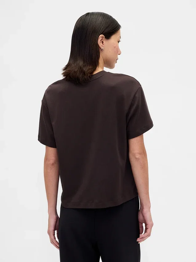 Supima®-katoenen T-shirt met relaxte pasvorm