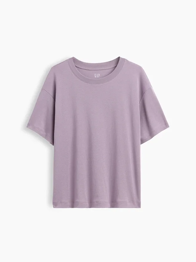Supima®-katoenen T-shirt met relaxte pasvorm