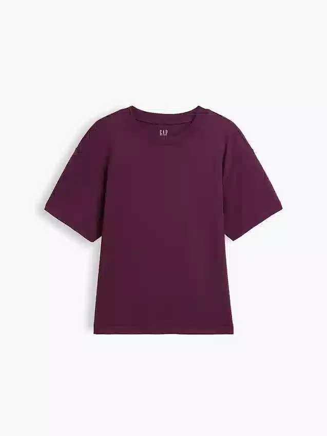 Supima®-katoenen T-shirt met relaxte pasvorm