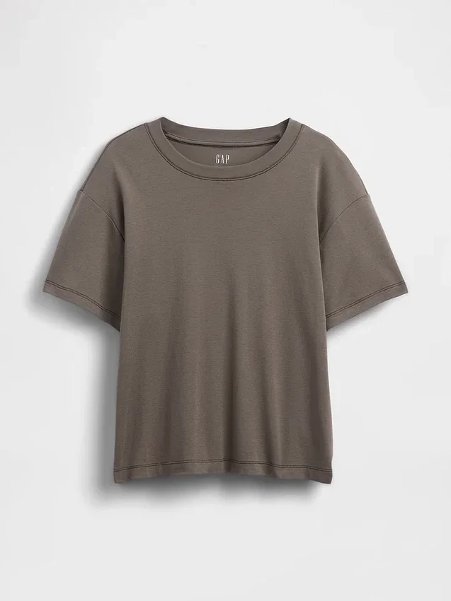 Supima®-katoenen T-shirt met relaxte pasvorm