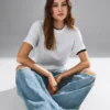 Supima®-katoenen T-shirt met relaxte pasvorm