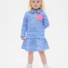 Sweatshirtjurk met halve rits voor Baby & Peuter