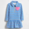 Sweatshirtjurk met halve rits voor Baby & Peuter