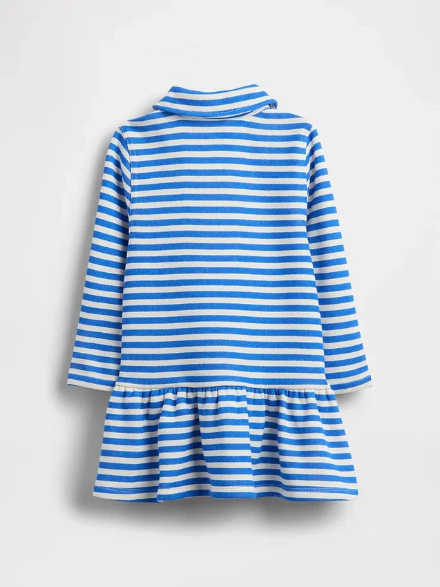 Sweatshirtjurk met halve rits voor Baby & Peuter
