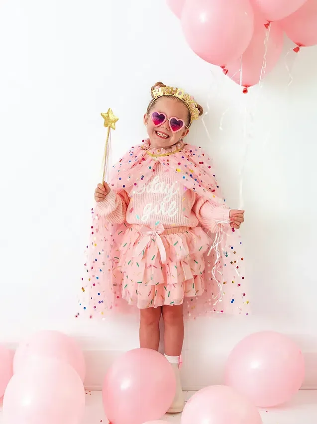 Sweet Wink Birthday Girl Sprinkle-trui