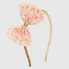 Sweet Wink-haarband met kleine bloemetjes en tule strik